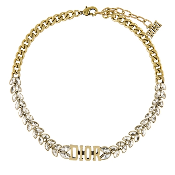 Dior Crystal Dio(R)evolution Choker Necklace - Picture 1 of 5